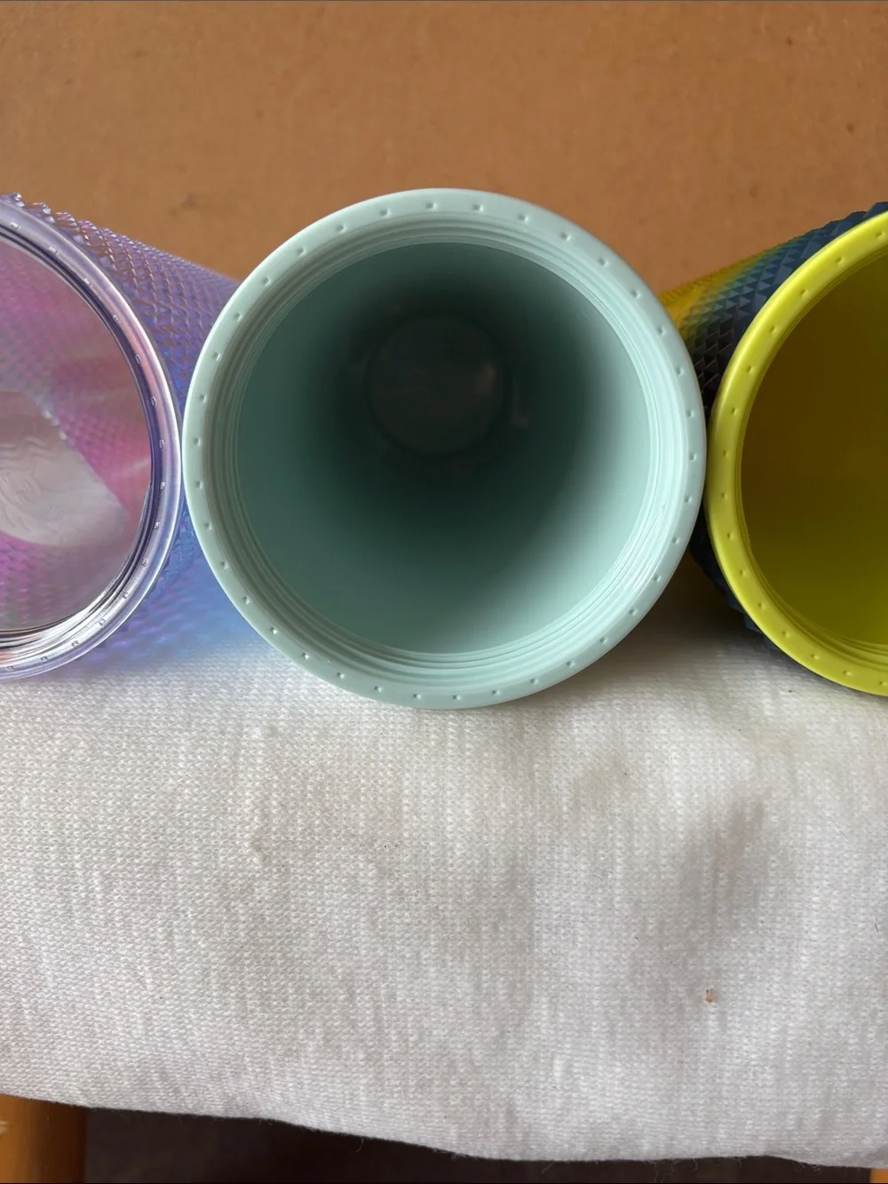 Starbucks Iridescent Ombre Tumbler + Two Studded Tumblers - Picture 7 of 9